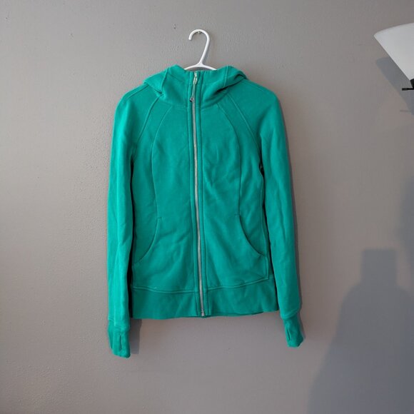 Lululemon Scuba Full-Zip Hoodie Kelly Green - Picture 4 of 9